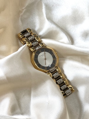 Christian Dior ディオール オクタゴン クォーツ 腕時計 45134 