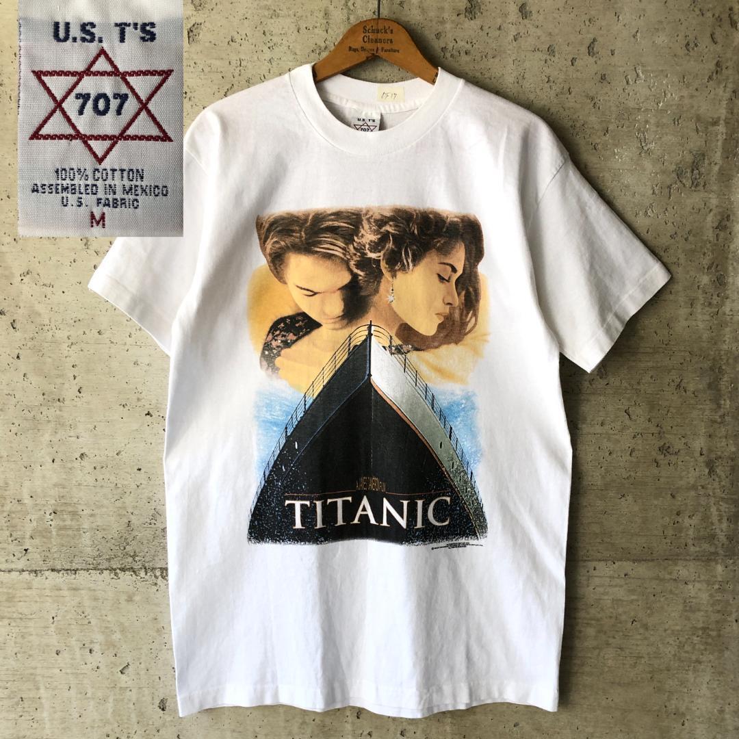 90s TITANICタイタニック ヴィンテージ Tシャツ U.S.TS707 - Tシャツ 