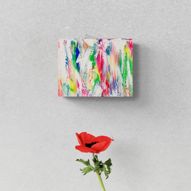 ■「Life is Beautiful (原画) #LB95」縦14cm × 横18 cm (F0号)【送料込】