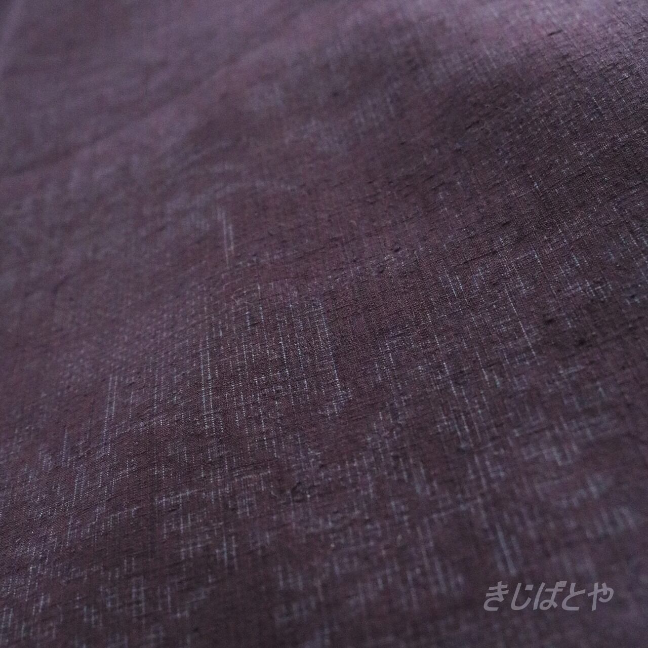 正絹紬 紫黒（しこく）の小紋 袷 | きじばとや