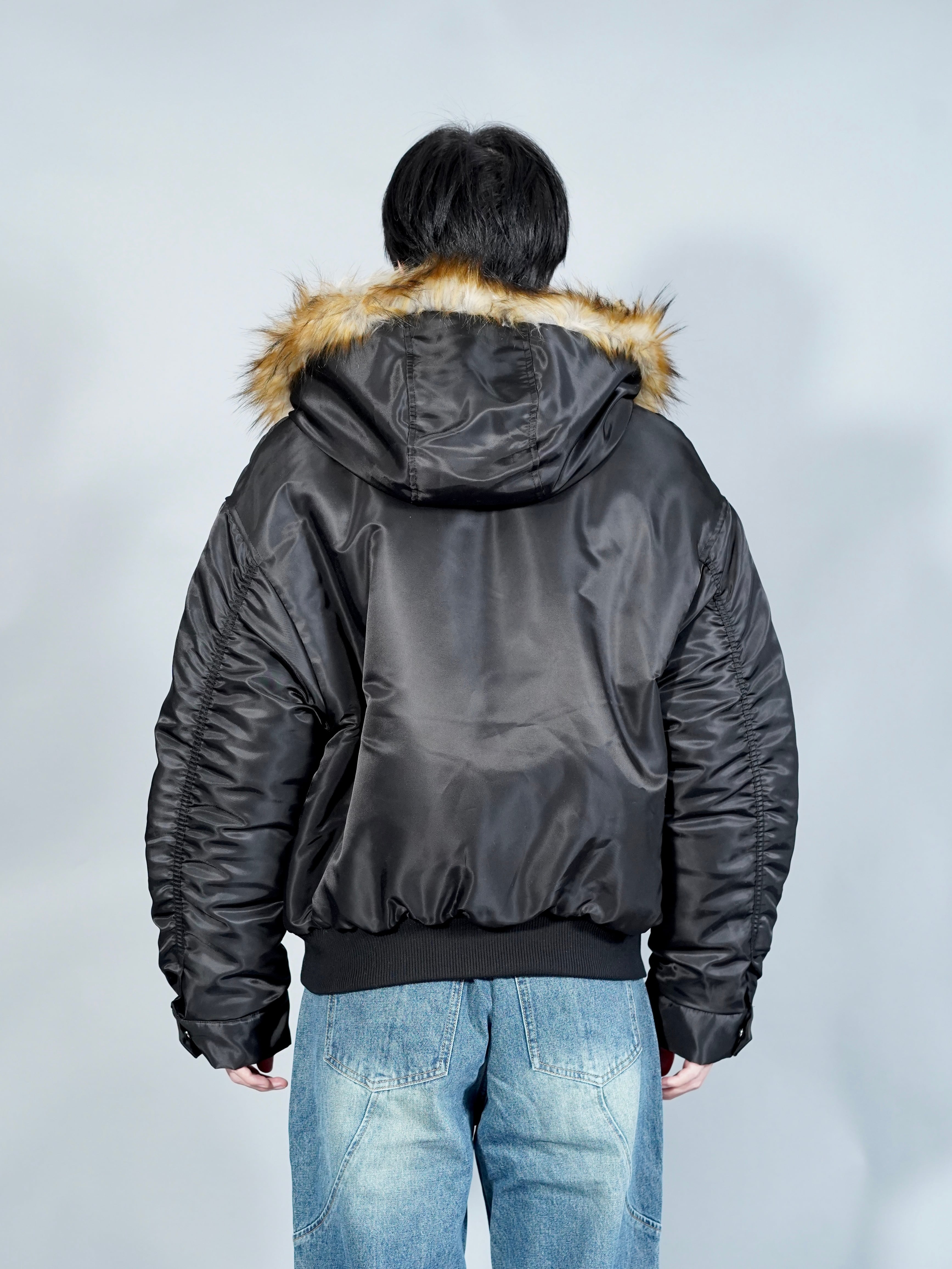 ALUDE SELECT】short fur flight jacket | 【ALUDE】韓国メンズ