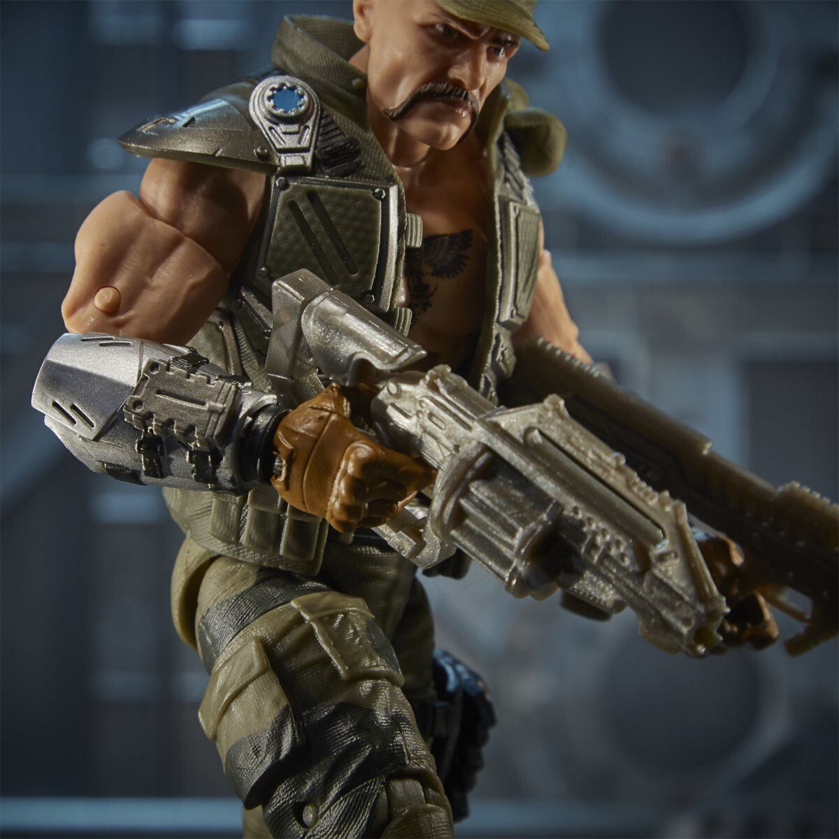 ハズブロ GIジョーG.I.ジョー 1/6 ボフォース40mm機関砲 塗装済み ハズブロ G.I.ジョー クラシファイドシリーズ 07 ガン・ホー 6インチ