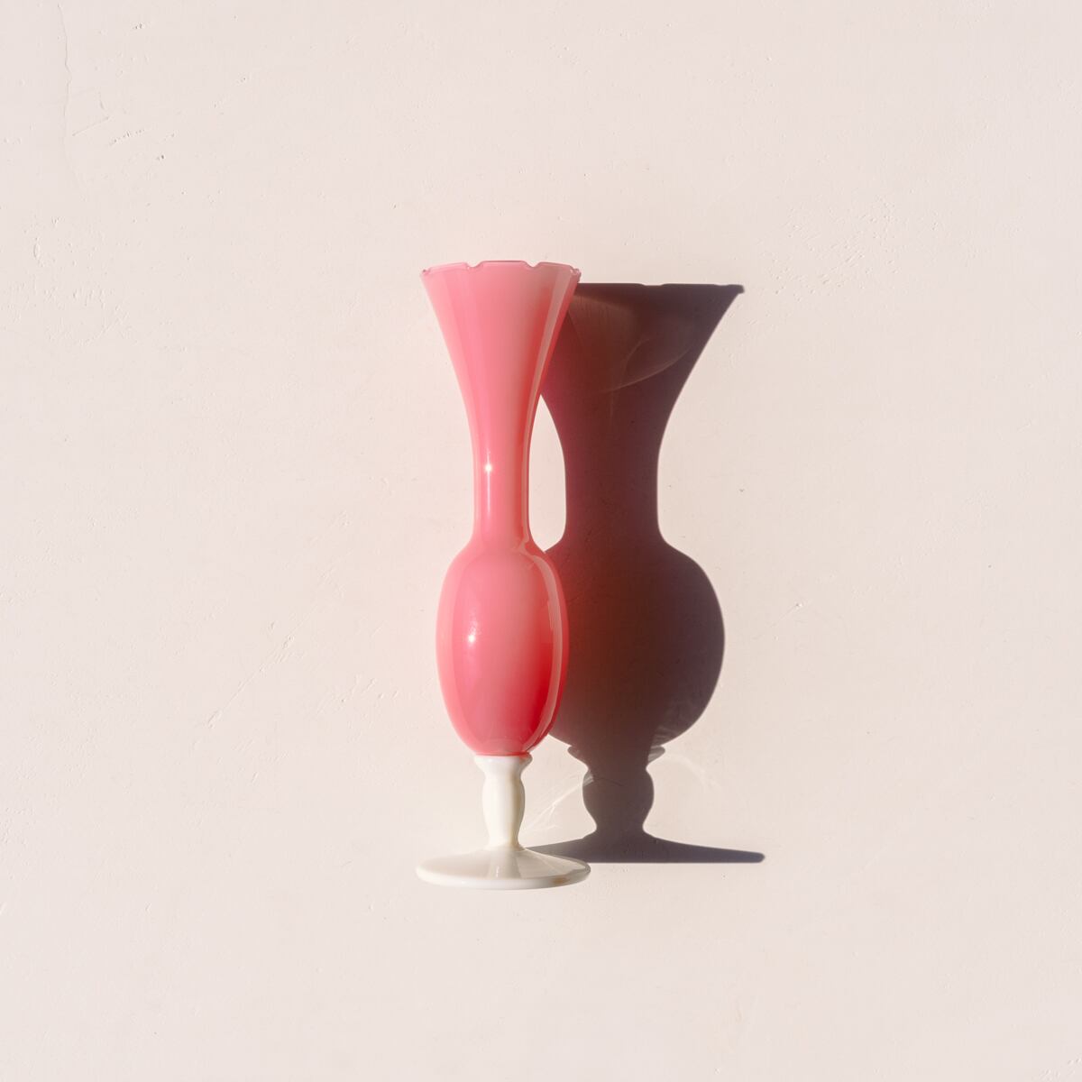 Milky Flower Vase (Peach Pink)
