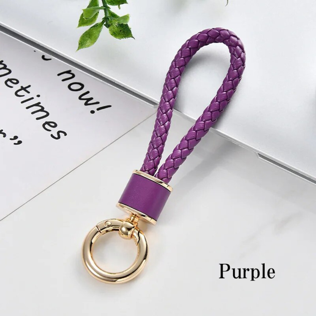 レザーロープ キーホルダー 鍵 雑貨 キーリング ≪7COLOR≫【0111】