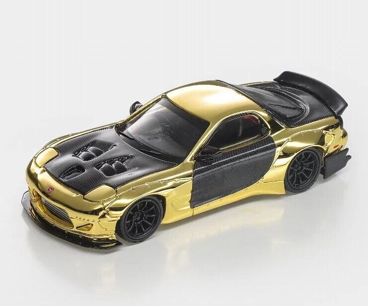 MODEL MODEL 1/64 Mazda RX-7 FD Rocket Bunny ゴールドメッキ