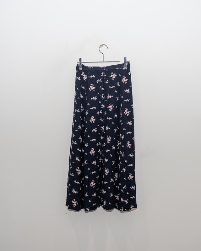 90s FLOWER LONG SKIRT