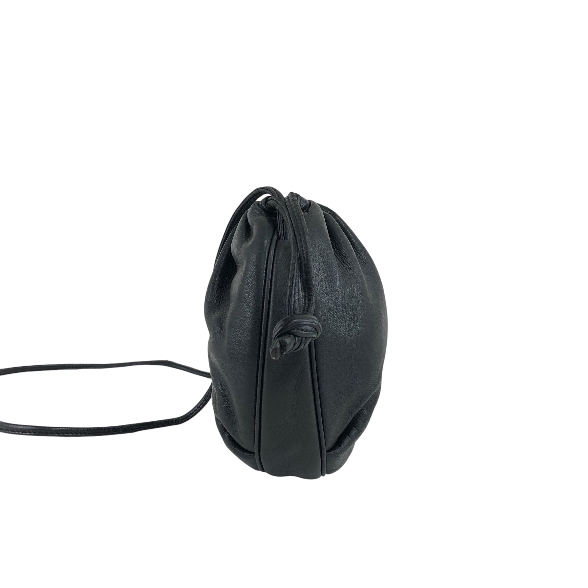 LOEWE ロエベ ショルダーバッグ ブラック アナグラム ナッパレザー