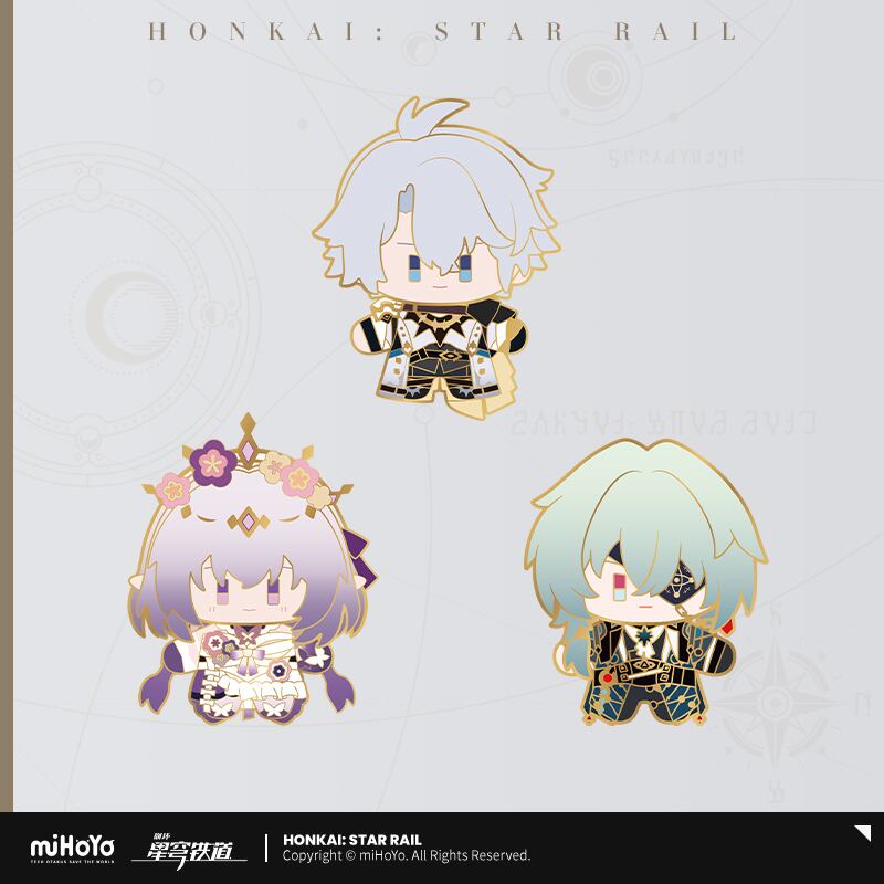 崩壊スターレイル 金属バッジ ちびキャラシリーズ ファイノン