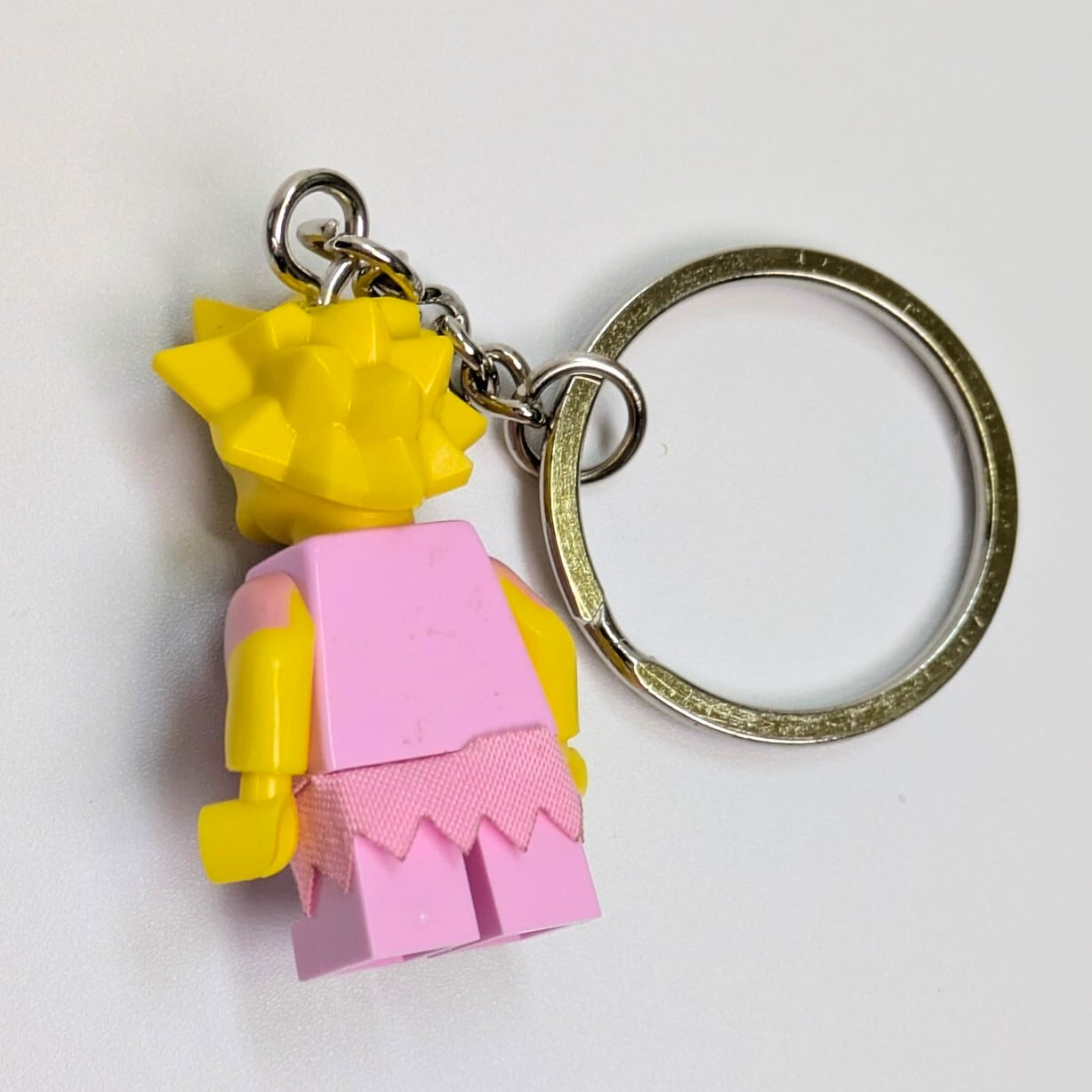 ☆【ブロック フィギュア キーホルダー】 ★The Simpsons（ザ シンプソンズ）リサ シンプソン ★〚アメリカン雑貨 アメトイ〛