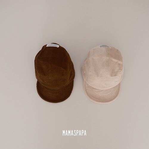 mamaspapa［取寄］corduroy cap 26winter