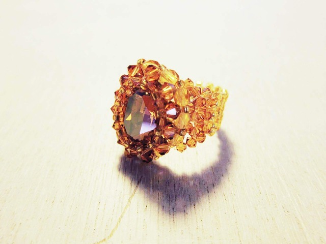 GRAN.philosophy LUXE  Swarovsky Ring  'All Clear'