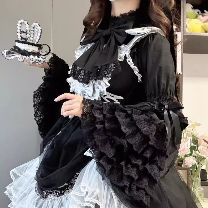 ゴスロリファッション 通販 With U 3月下旬出荷 姫袖 ブラウス