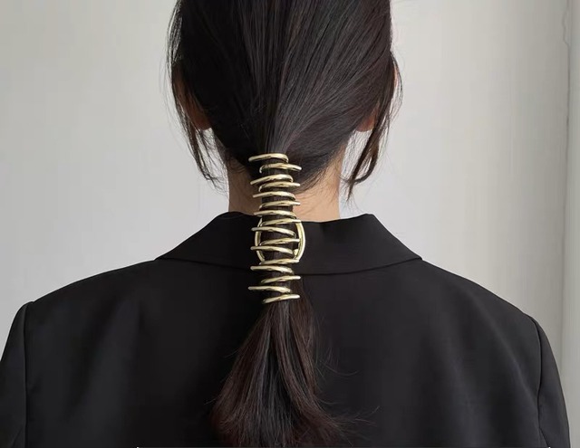 hair accessory sliver gold/ヘアクリップ　シルバー　ゴールド　LL23061401