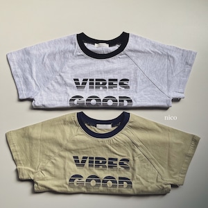 VIBES リンガーTシャツ