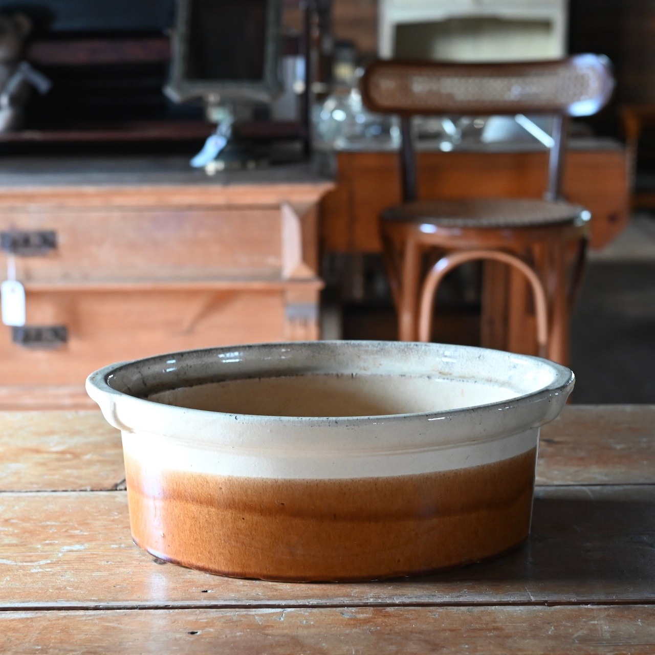 Gratin Dish / グラタン ディッシュ〈 フランス食器・皿・フランスアンティーク・アンティークプレート・ブロカント・ヴィンテージ 〉114119