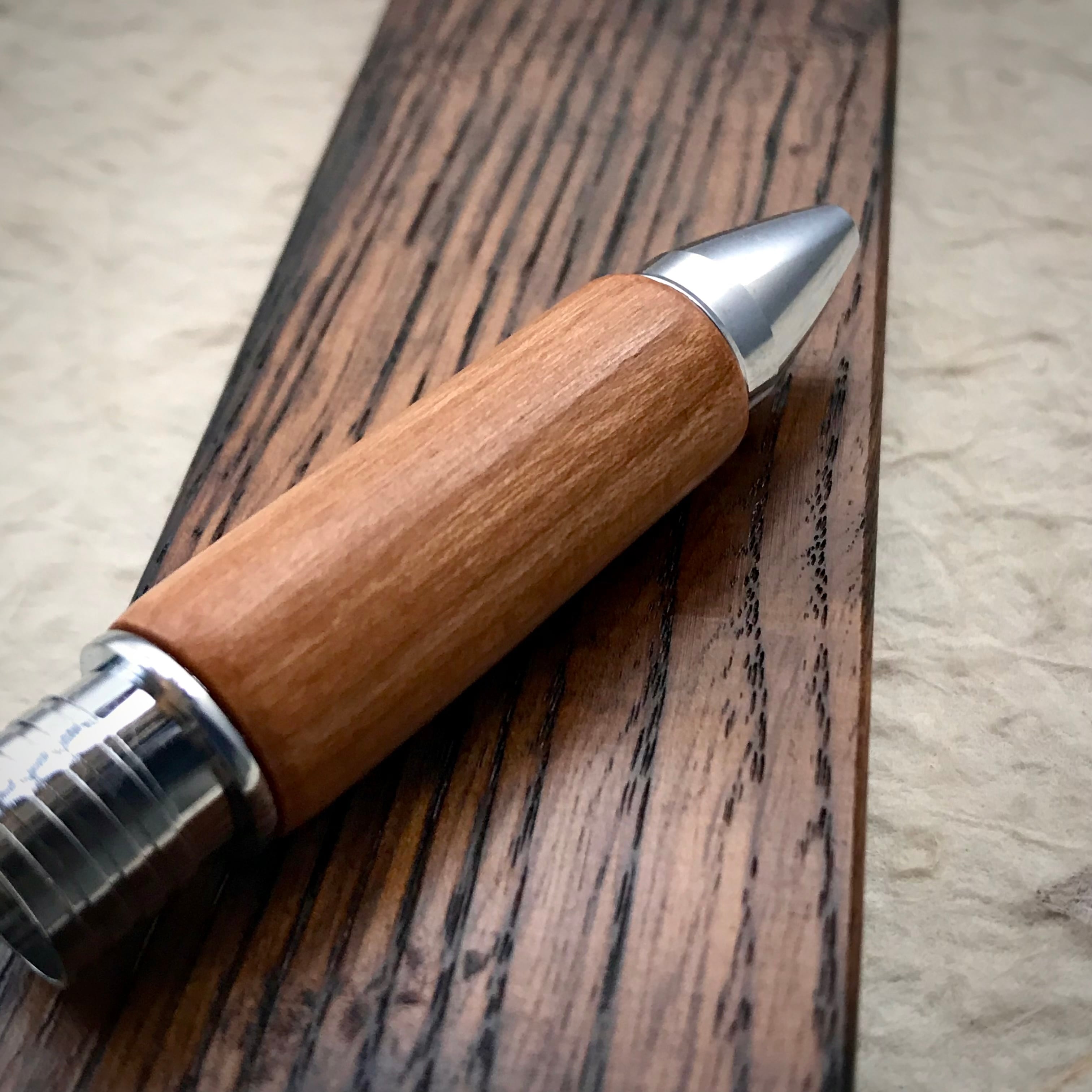 槙 木軸グリップ ジェットストリーム4&1 カスタムグリップ 亜麻仁油+