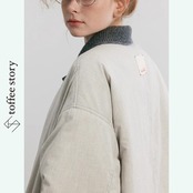 暖かさとオシャレを両立♪リバーシブルミドル丈ジャケット P0110