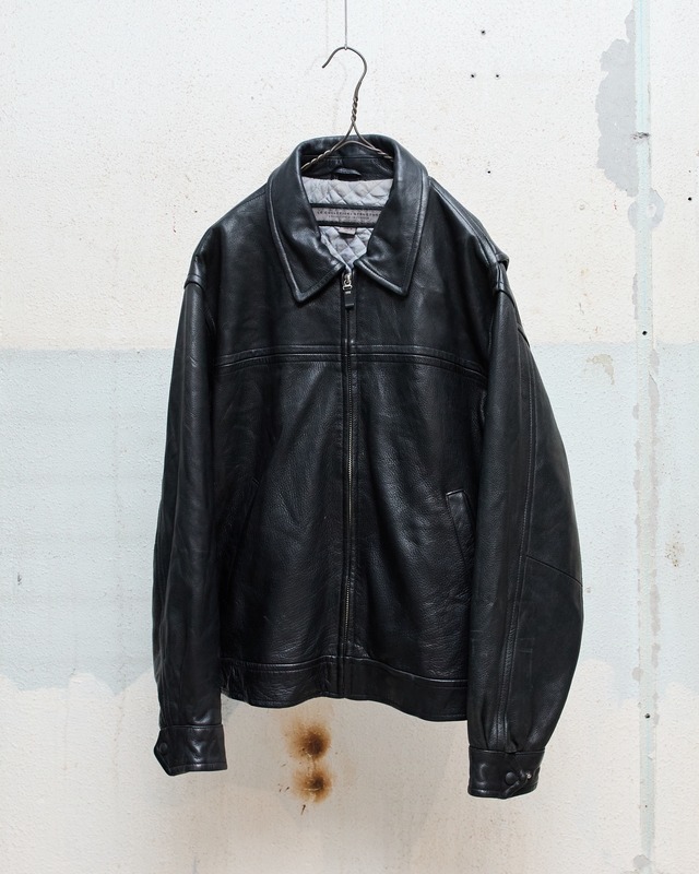 zip up leather jacket