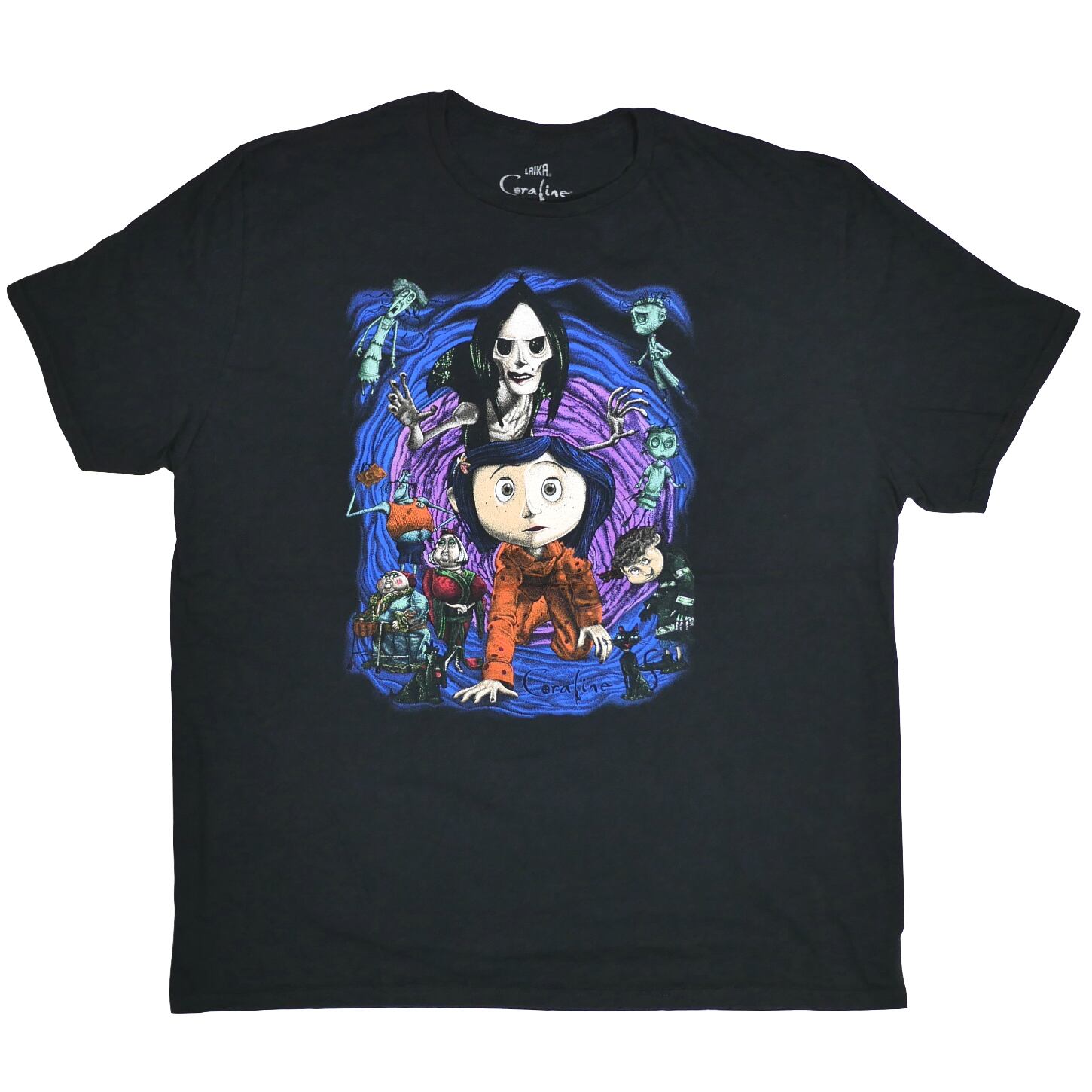 USED【2XL】Coraline コララインとボタンの魔女 Tee / ©2023 Laika