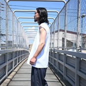 KUON / Boro Patched Sleeveless Top