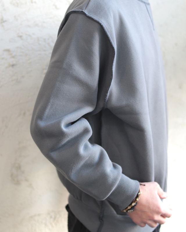 【n'OrLABEL】裏起毛配色ステッチスウェット　(251103)