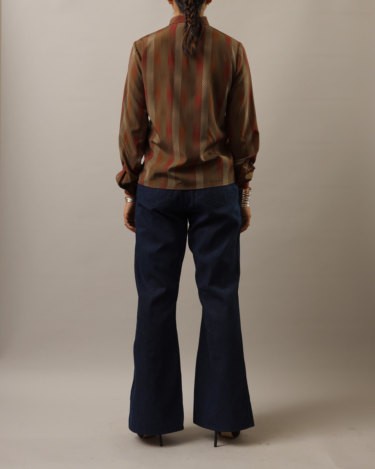 1980's Christian Dior / Tie Blouse