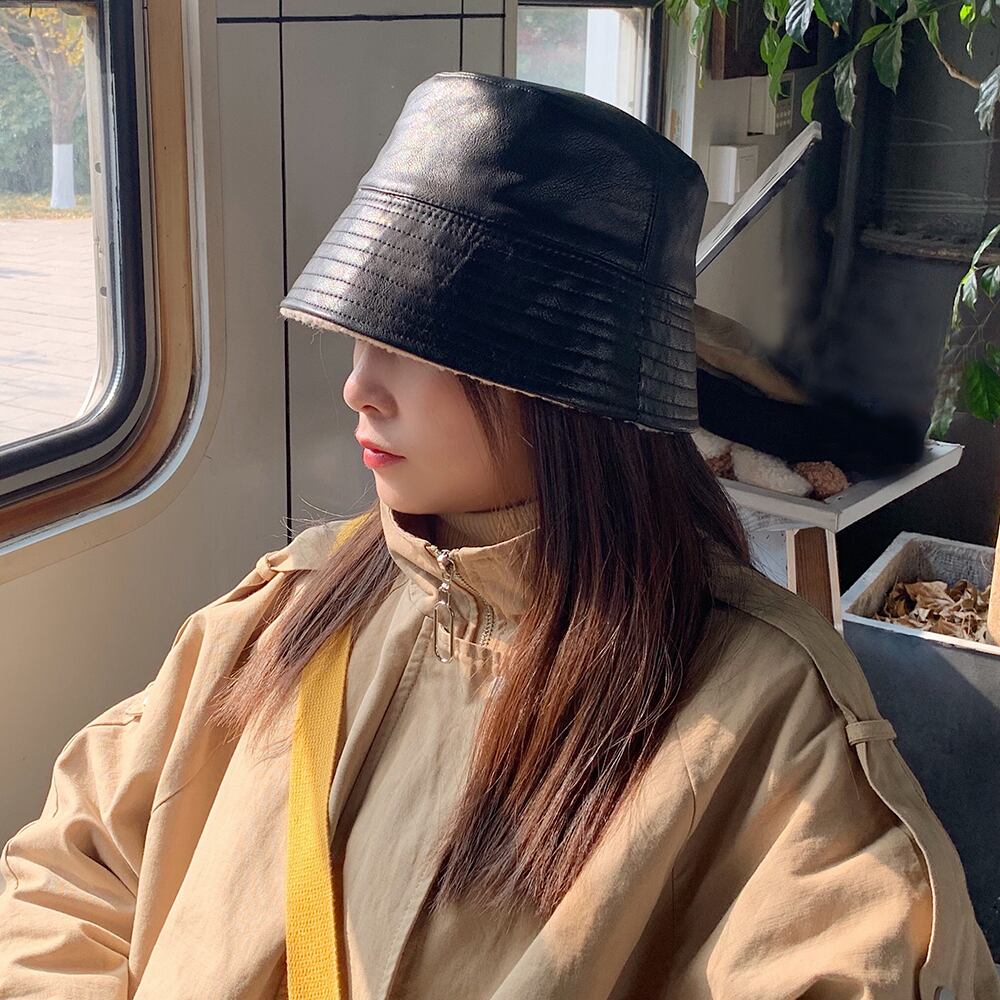 レッドレザーウィンターウール 帽子 冬物 ブラック・アイド・ピーズ28024853671