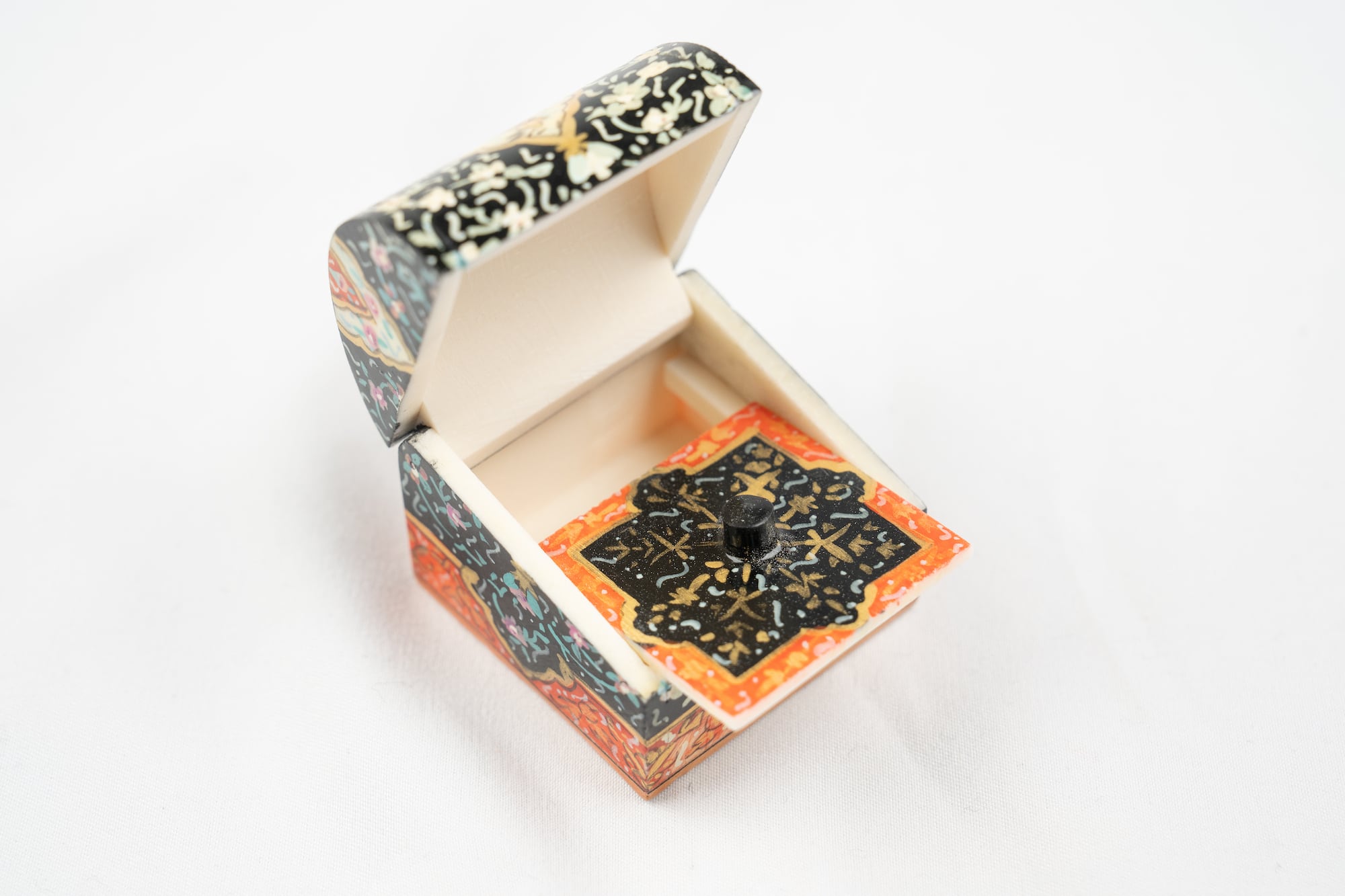 象嵌寄木 ハータムカーリー ハータムカーリーの小物入れ イスラム