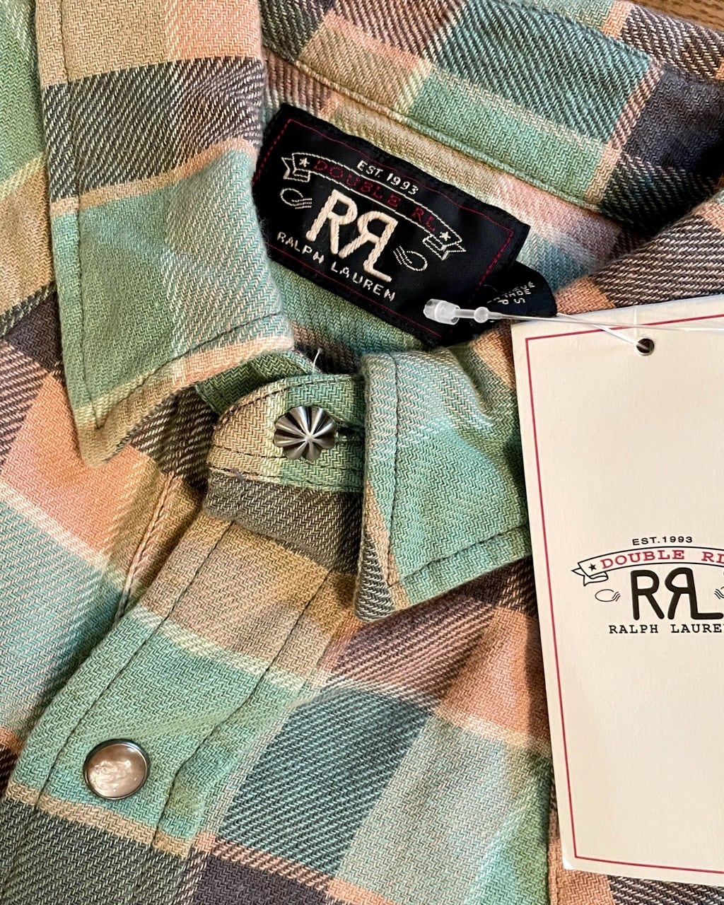 新品 RRL インディゴジャカード ワークシャツ S | Room Style Store