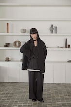 DU250503 linen like layered bare tunic【残り3点】