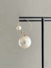 感動イヤーカフ/ コットンパール(big)