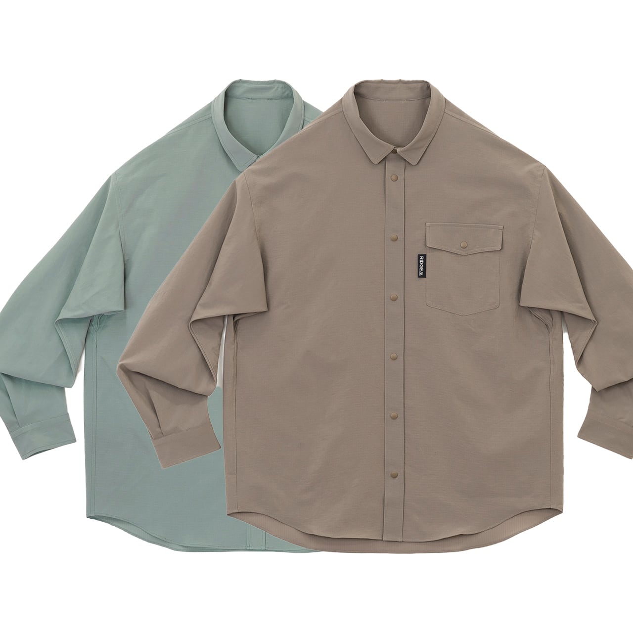 RIDGE MOUNTAIN GEAR｜Poly Basic Long Sleeve Shirt リッジマウンテン