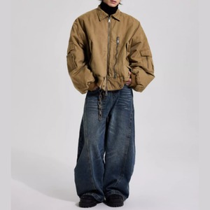 Cropped Wide Top Jacket(LMU0229)