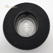 フラメンコ 衣装 コルドベス ハット ブラック系 フェルナンデス FERNANDEZ ROCHE スペイン製 黒 帽子 ぼうし つば リボン つば付き シンプル 無地 練習 レッスン 小物 イベント ステージ オールブラック