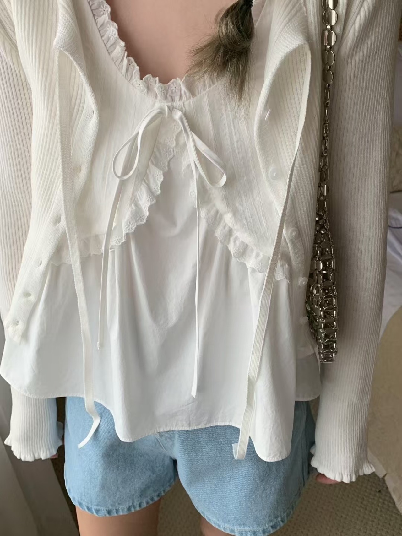 (予約) mellounge / Crochet buister 1color