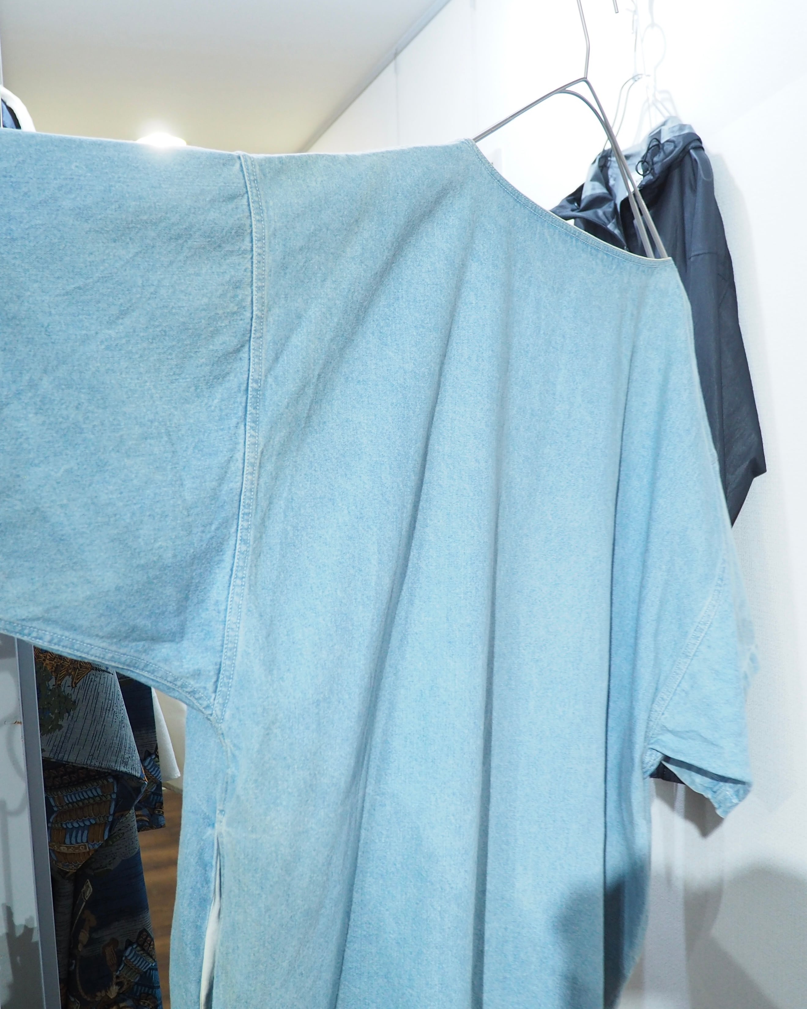14SS " PHENOMENON " Over silhouette Denim Tee