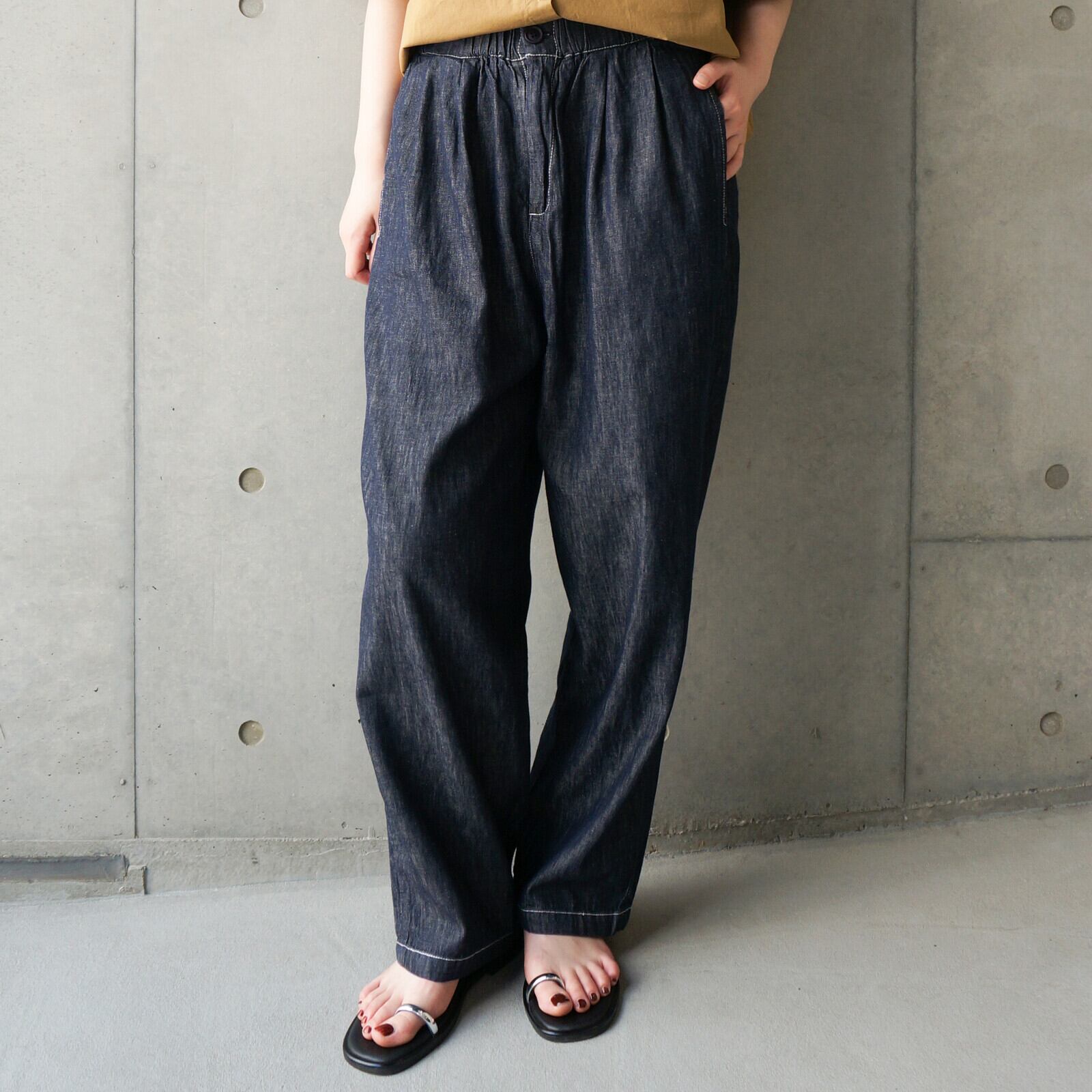 【closet meii】 デニムパンツ|コットンリネン