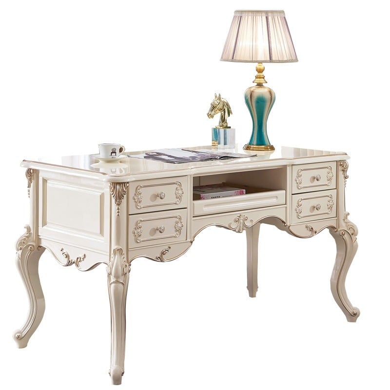 FUJIKAWA アンティークデスク ZAGA 木製デスク ZD-860 【送料無料 SALE