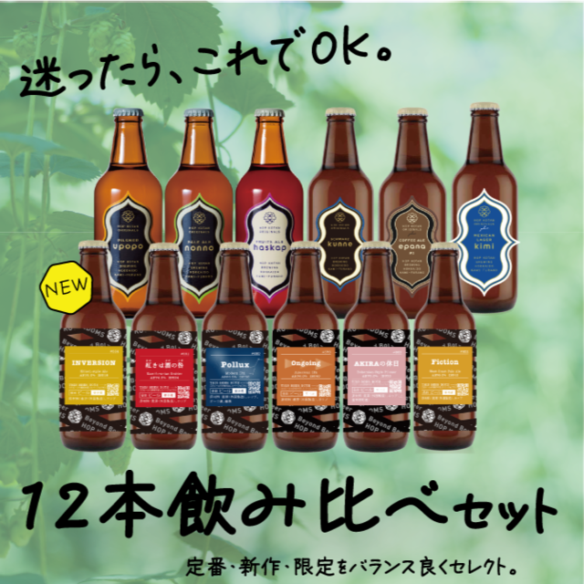 【全部楽しめる！】迷ったらこちら！しっかり楽しむ12本飲み比べセット