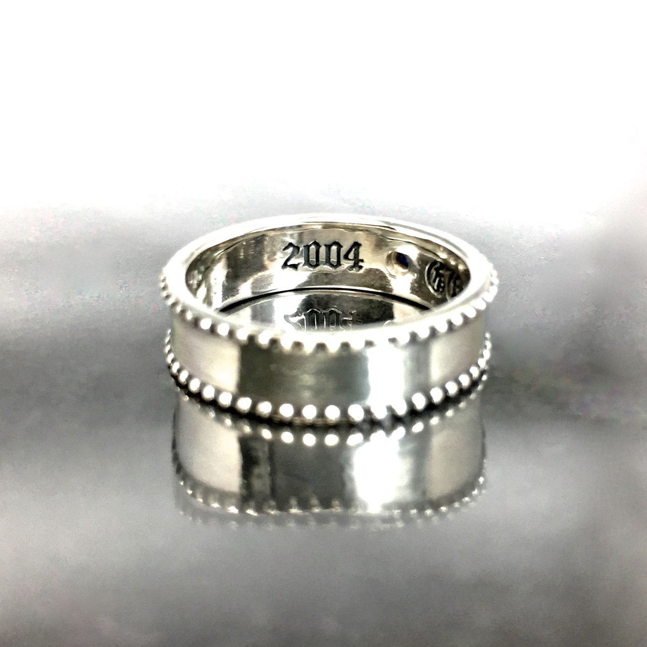 STUD RING [S] with SMOKY QUARTZ / スタッドリングS・ スモーキークォーツ