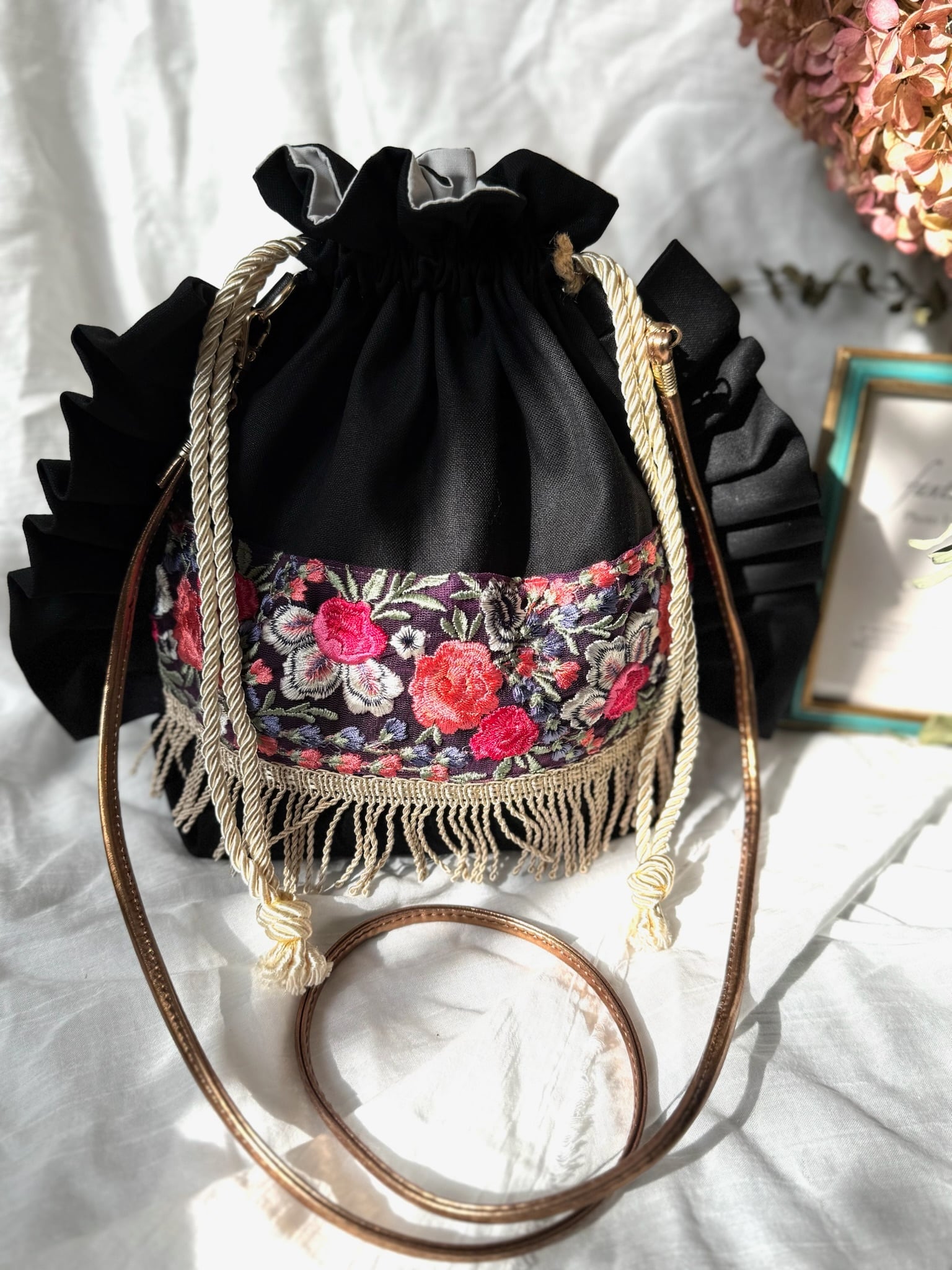 クロムハーツ　ドローストリングバッグ CHROME HEARTS クロムハーツ ドローストリング サックポーチ 巾着 | Pay ID