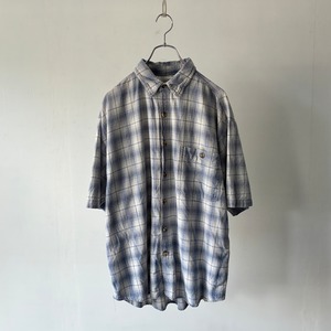 -Ash Creek Trading- s/s cotton  check shirts