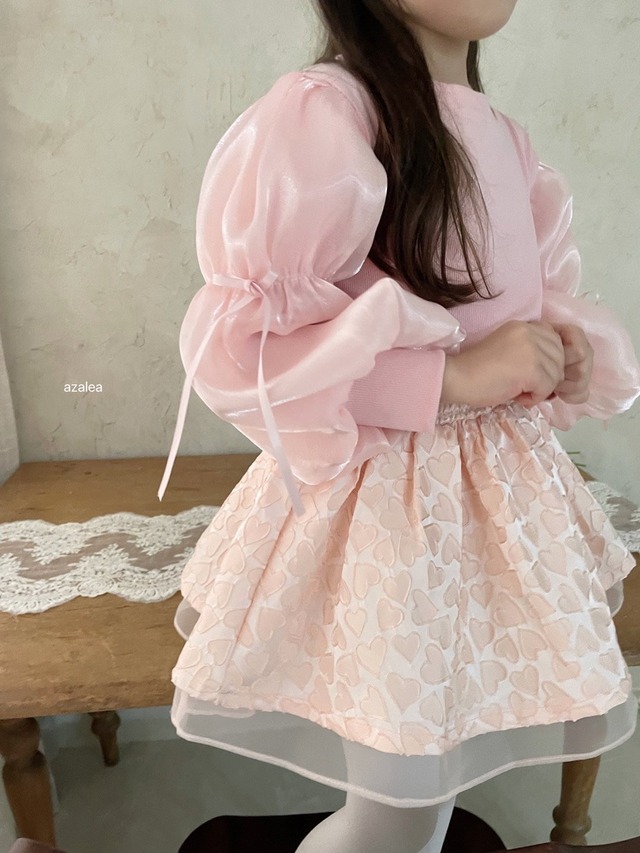 【即納】<azalea>  Heart popping skirt