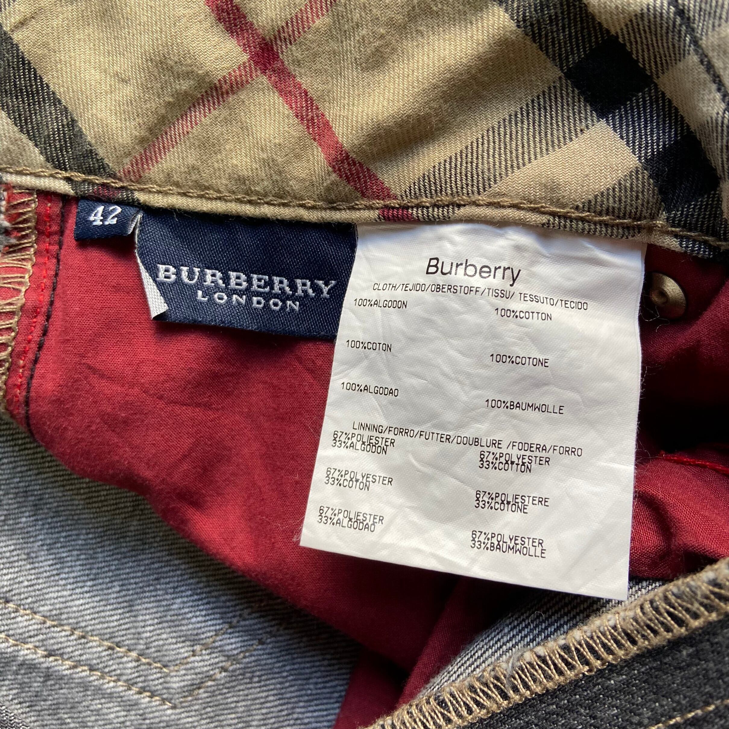 BURBERRY LONDON バーバリー ロンドン ストレート ブラック デニム