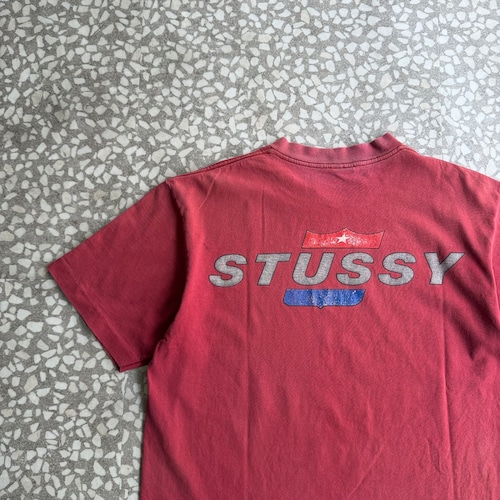 STUSSY / 90’s usa製 fade T-shirt size L