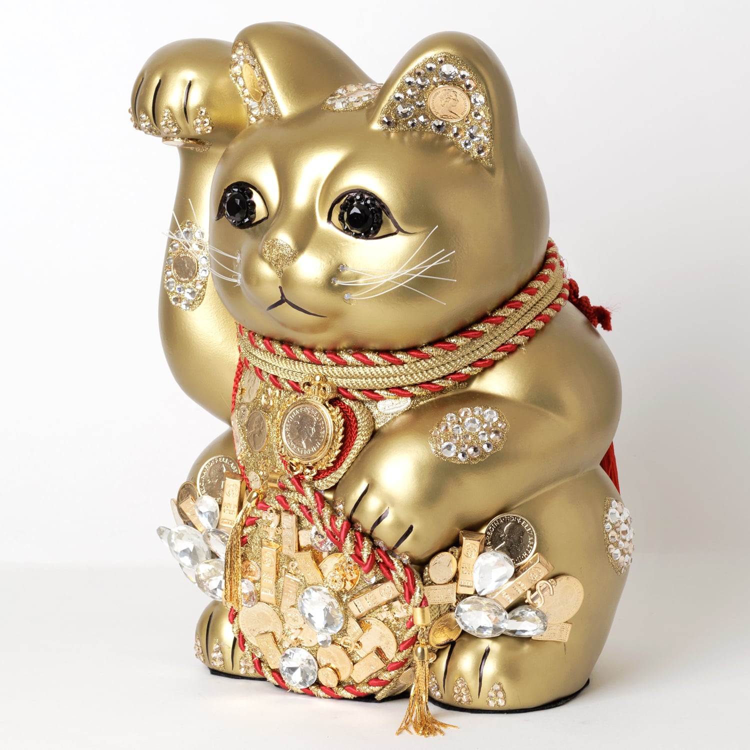 特大ご縁猫 / ミリオネア / 10号 / 金(GOLD) | goenneko