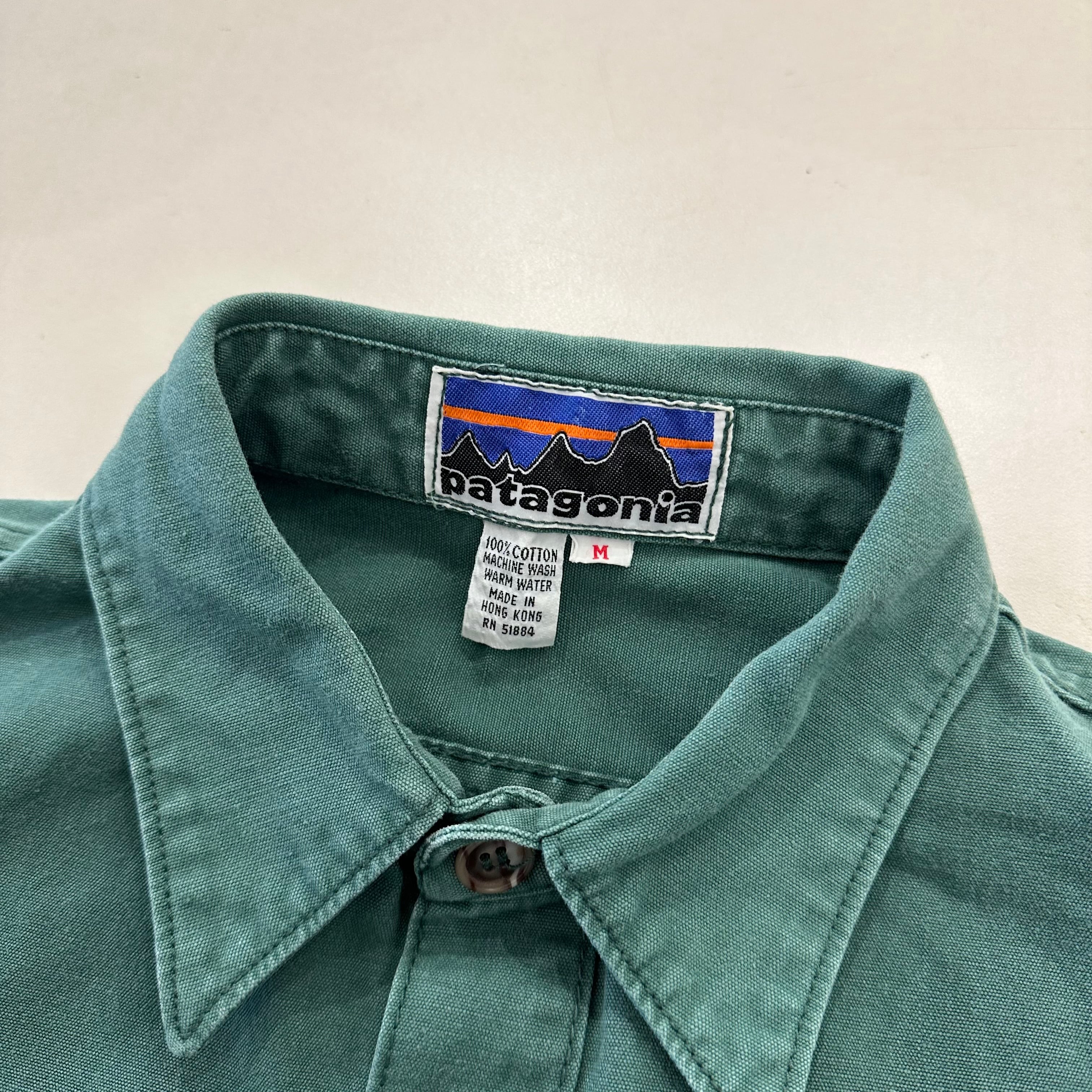 モロッコ製patagonia ACシャツ M グリーン系 パタゴニア 2008? 70's PATAGONIA Shirt green | BerBerJin Yuhodo