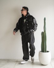 【#Re:room】DESERT CLUB SUEDE STADIUM JACKET［REJ138］