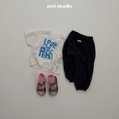 【取寄/韓国直送】aou studio 26/SM love & peace Tシャツ|夏服|韓国子供服