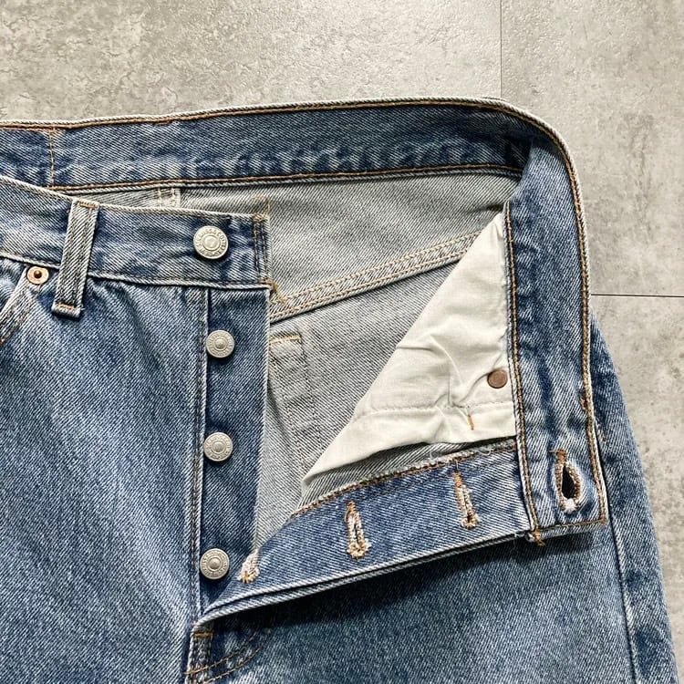 90年代製】90's US.Levis 501 リーバイス エルパソ工場(520) ボタン裏